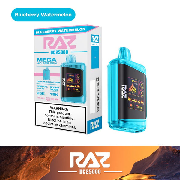 RAZ DC25000 Puffs Mega 50mg 16ml 5ct Display disposable Vape - Premium  from H&S WHOLESALE - Just $52.50! Shop now at H&S WHOLESALE